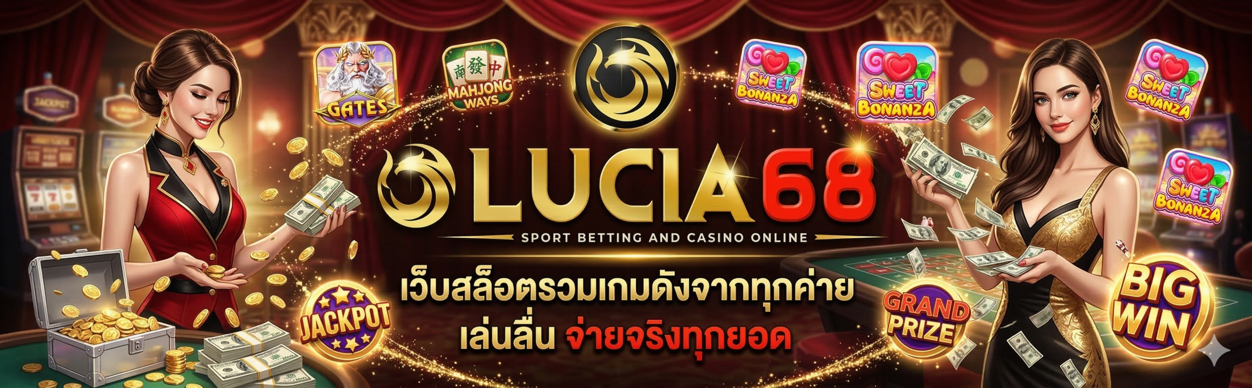 LUCIA68-เว็บสล็อตรวมเกมดังจากทุกค่าย เล่นลื่น จ่ายจริงทุกยอด